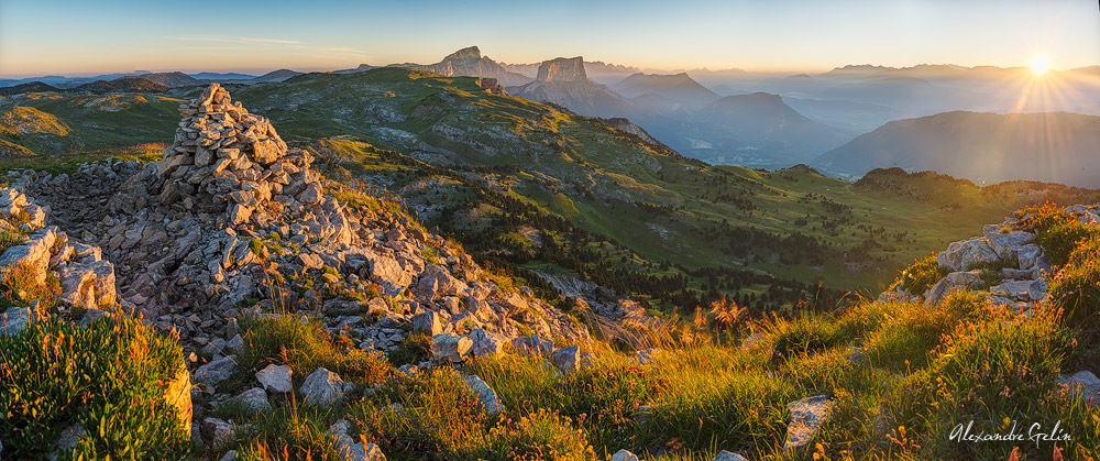 Mont Aiguille depuis la montagnette